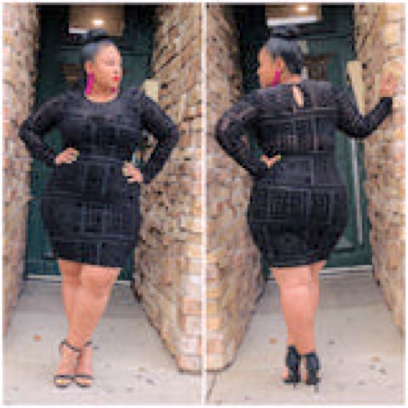Long Sleeve - 2x Mini Dress - Black